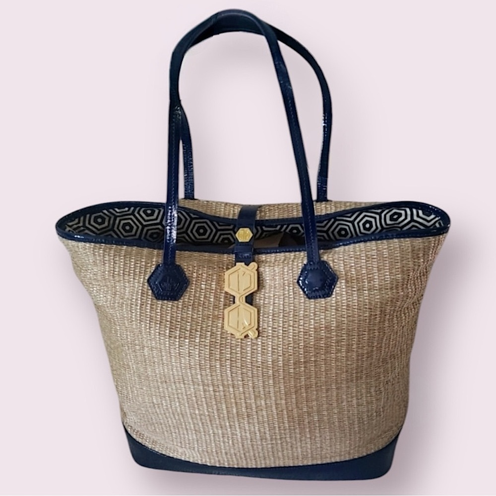 Jonathan Adler Duchess Large Straw Market Tote